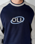 Block Pullover - Navy