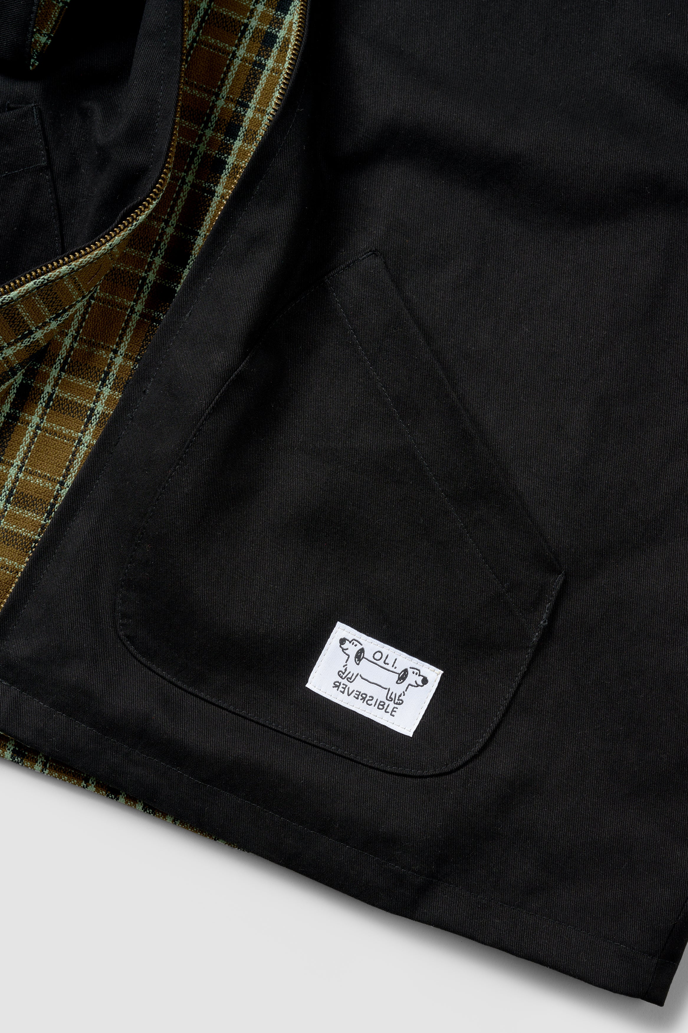 Reversible Jacket - Black/Olive
