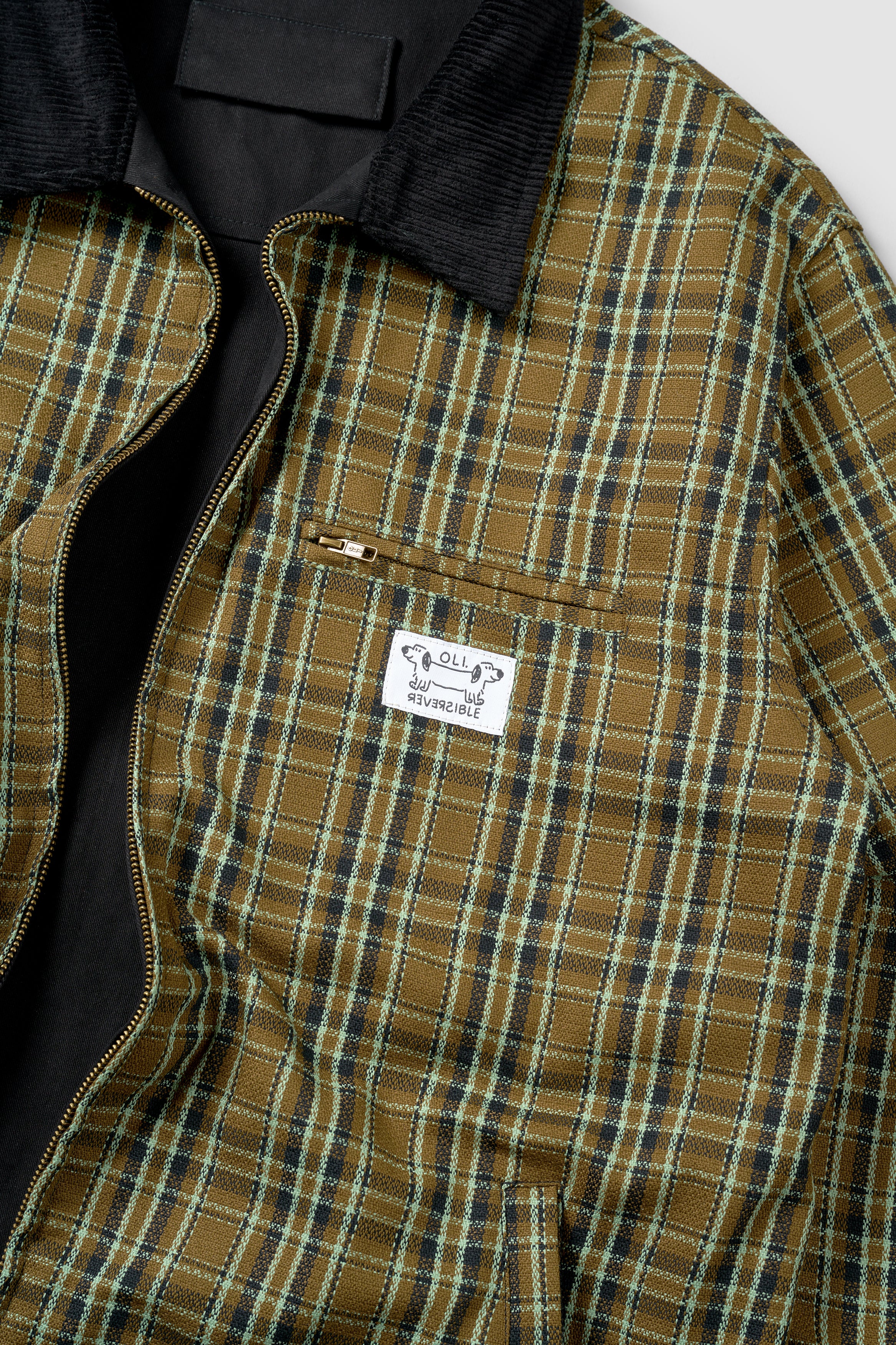 Reversible Jacket - Black/Olive