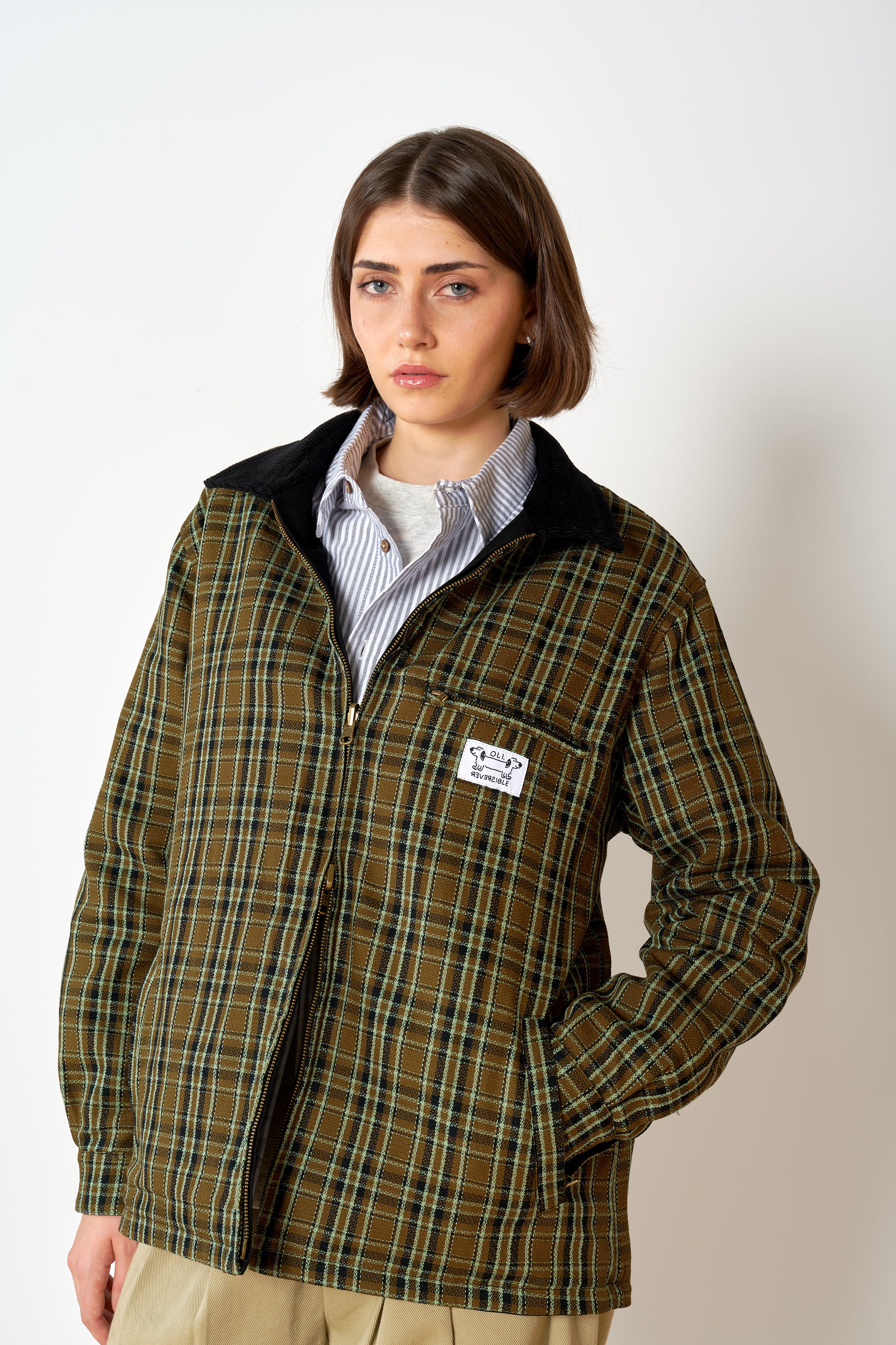 Reversible Jacket - Black/Olive