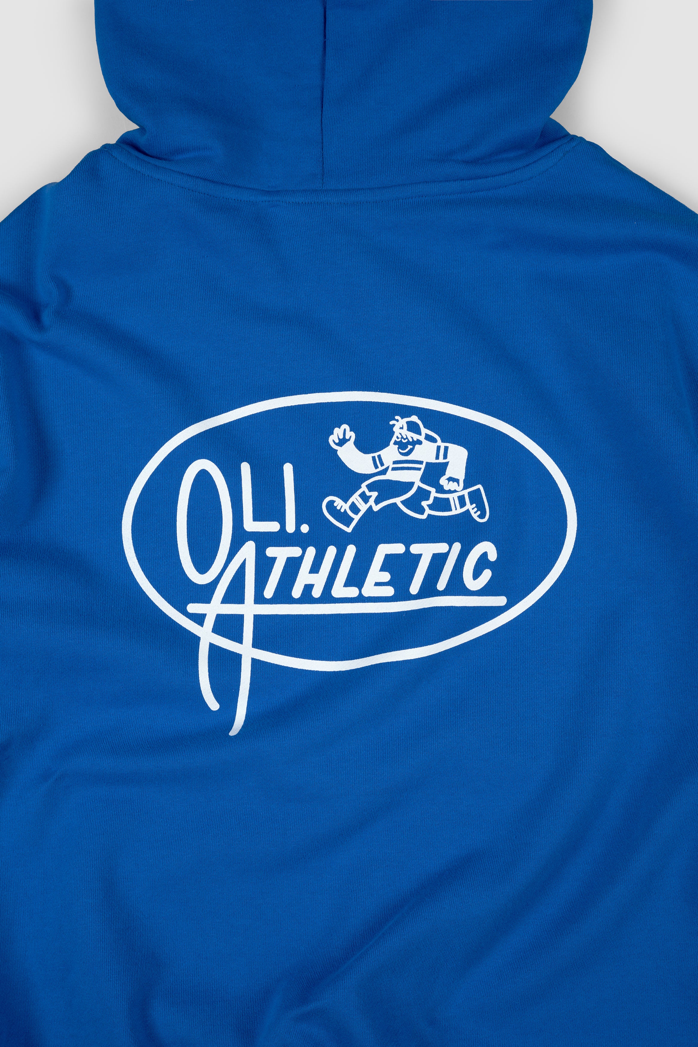 Athletics Back Print Hood - Royal