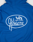 Athletics Back Print Hood - Royal
