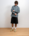 Plaid Long Sleeve Button Up - Teal