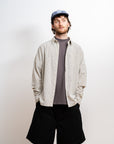 Grid Long Sleeve Button Up - Bone