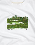 I Hate Golf Crop T - White