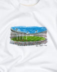 Footy Trip Crop T - White