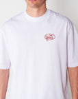 Athletics Back Print T - White