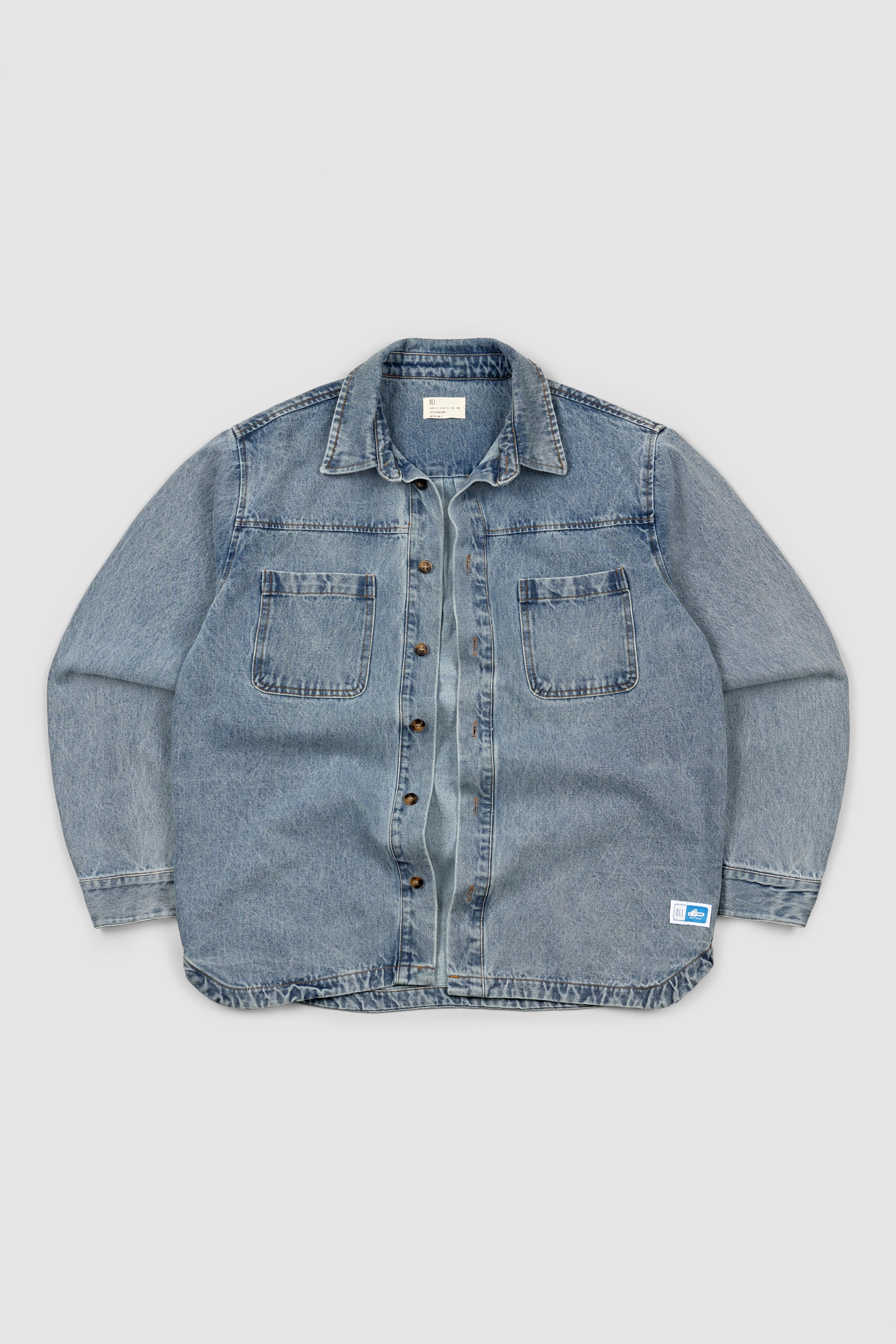 ジャケット・アウター ella selectshop denim oil cloth jacket Denim Jacket – Oli.