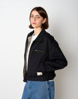 Cropped Reversible Kelpie Jacket - Black/Stone