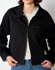 Cropped Reversible Kelpie Jacket - Black/Stone