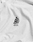 *IMPERFECT* Set Sail Back Print T - Snow Marle