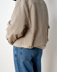 Cropped Reversible Kelpie Jacket - Black/Stone