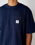 Heavyweight Pocket T - Navy