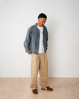 Textured Denim Jacket
