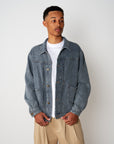 Textured Denim Jacket