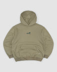 Explore Back Print Hood - Khaki