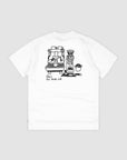 Fill Your Cup Back Print T - White