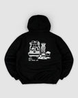 Fill Your Cup Back Print Hood - Black