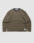 Phoebie Stripe Long Sleeve T - Olive