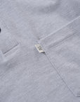 Contrast Cotton Polo - Ash Marle