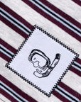 Lissy Stripe T - Snow Marle