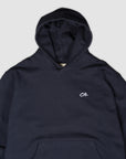 Embroidered Signature Hood - Navy