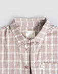 Plaid Long Sleeve Button Up - Clay