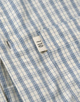 Plaid Button Up - Sky