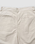 Pleated Cotton Short - Limestone
