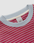 Phoebie Stripe Long Sleeve T - Red