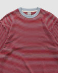 Phoebie Stripe Long Sleeve T - Red