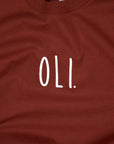 Staple T - Maroon