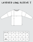 Layered Long Sleeve T - Black