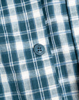 Plaid Long Sleeve Button Up - Teal