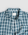Plaid Long Sleeve Button Up - Teal
