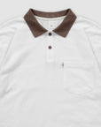 Contrast Cotton Polo - Bone