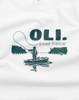 Gone Fishin' T - White - Oli.