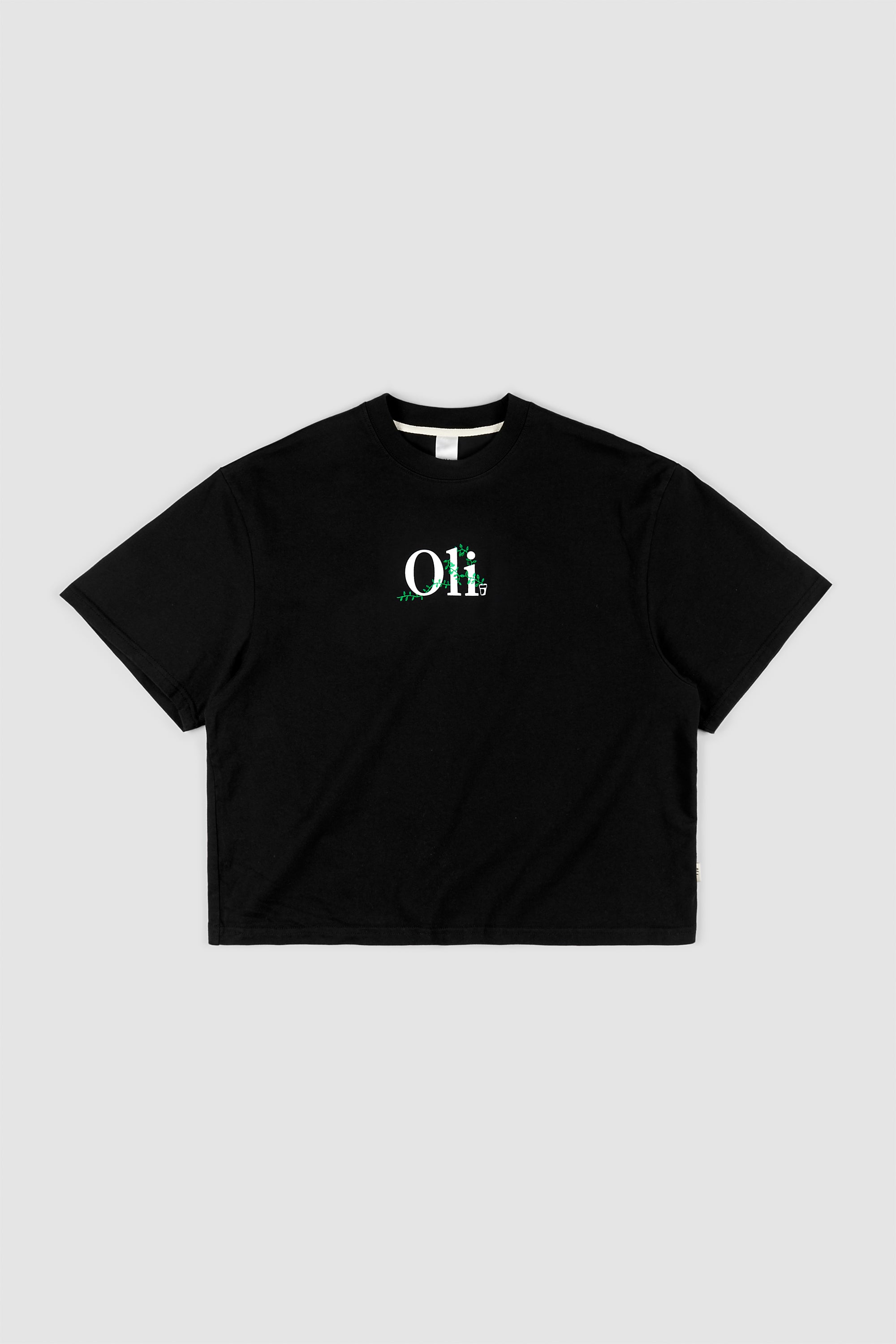 Ivy Crop T - Black