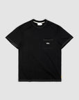 *IMPERFECT* Contrast Pocket T - Black