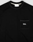 *IMPERFECT* Contrast Pocket T - Black