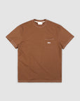 *IMPERFECT* Contrast Pocket T - Chocolate