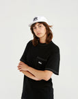*IMPERFECT* Contrast Pocket T - Black