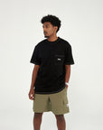 *IMPERFECT* Contrast Pocket T - Black