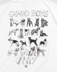 *IMPERFECT* Good Boys Only Back Print T - White
