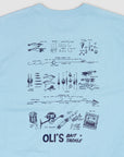 *IMPERFECT* Bait & Tackle Back Print - Sky