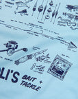 *IMPERFECT* Bait & Tackle Back Print - Sky
