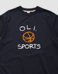 Basketball Sports T - Navy