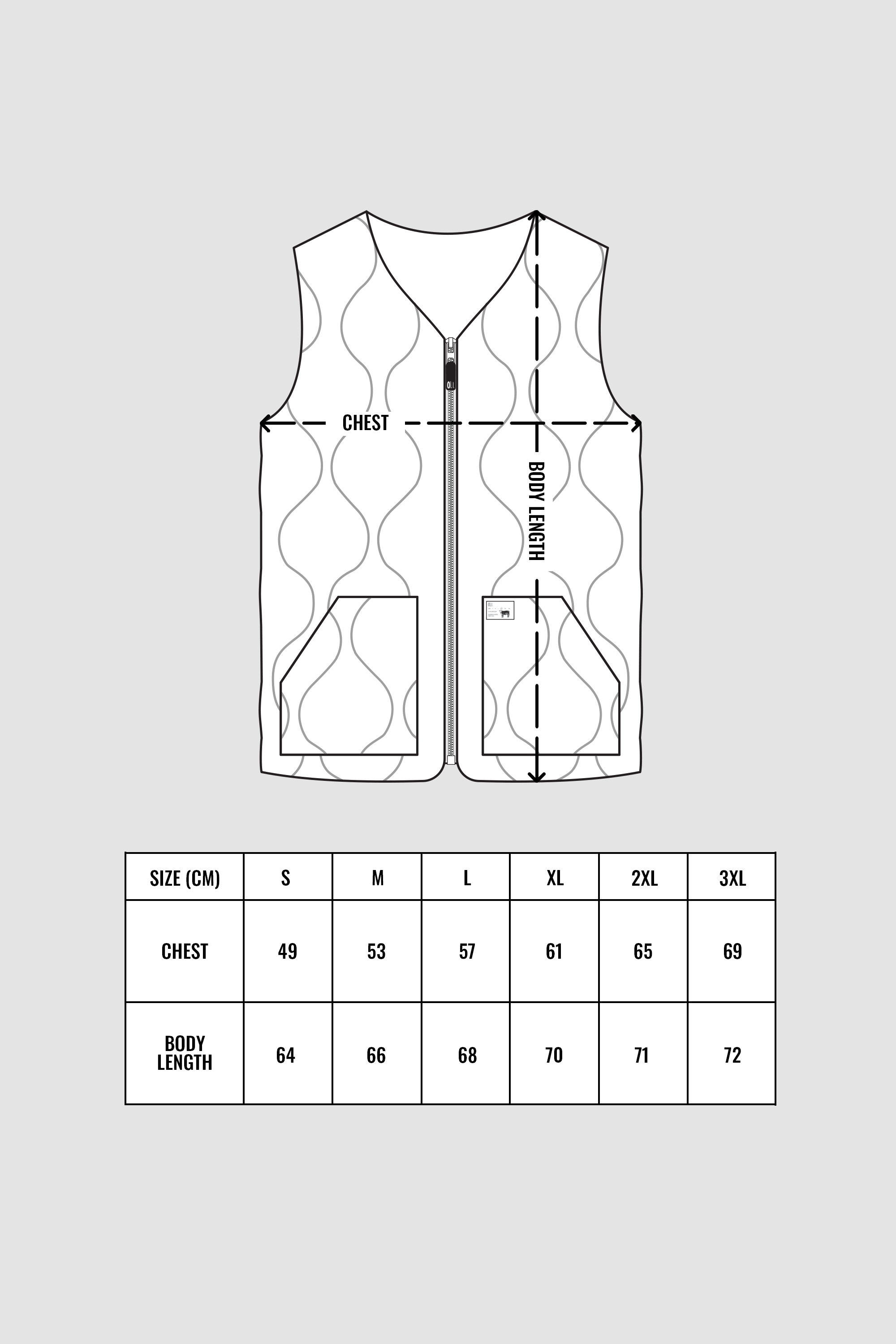 Reversible Carpenter Vest - Choc &amp; Cream