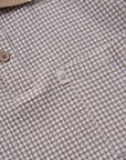 Textured Cotton Polo - Wheat
