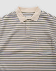 Heavy Stripe Polo - Cream